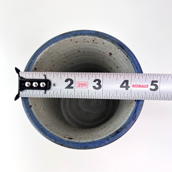 Vintage Stoneware Spoons Utensil Holder Jug Michael Padgett Studio Art - Picture 9 of 9